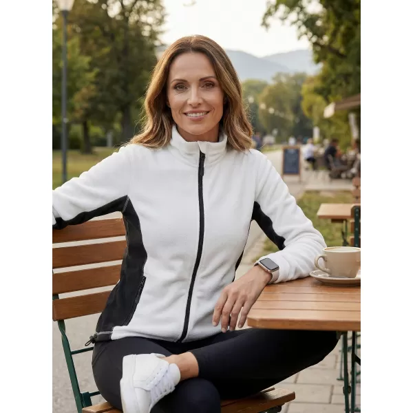  Dámská fleece mikina ALTISPORT NoPrint NP/ALW825 BÍLÁ 