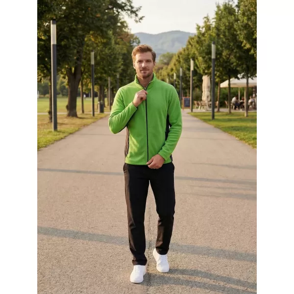 Pánská fleece mikina ALTISPORT NoPrint NP/ALM725 APPLE GREEN 