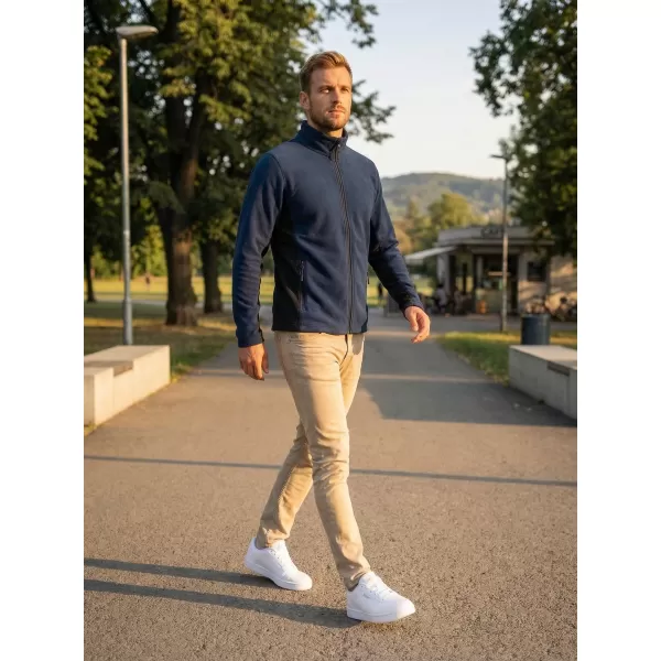  Pánská fleece mikina ALTISPORT NoPrint NP/ALM725 NÁMOŘNÍ MODRÁ 