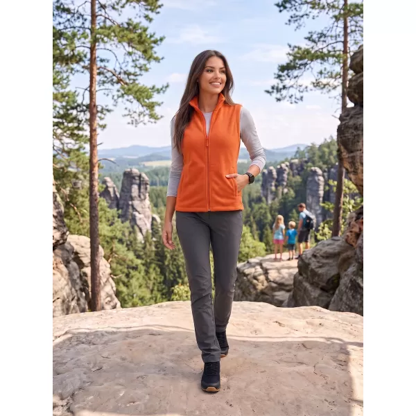  Unisex vesta fleece ALTISPORT NoPrint NP/ALU815 ORANŽOVÁ 