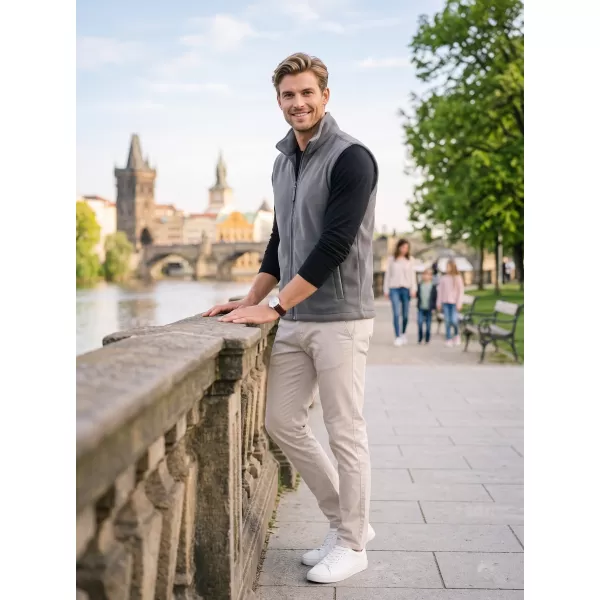  Unisex vesta fleece ALTISPORT NoPrint NP/ALU815 OCELOVĚ ŠEDÁ 