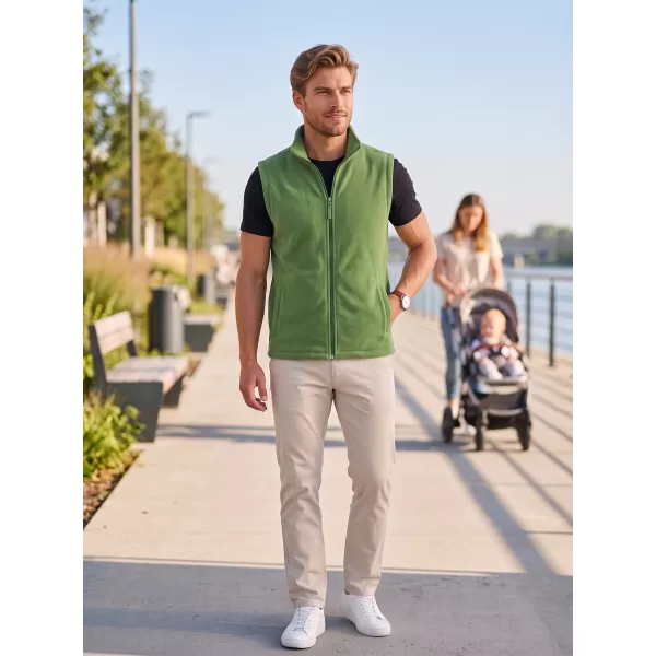  Unisex vesta fleece ALTISPORT NoPrint NP/ALU815 TRÁVOVĚ ZELENÁ 