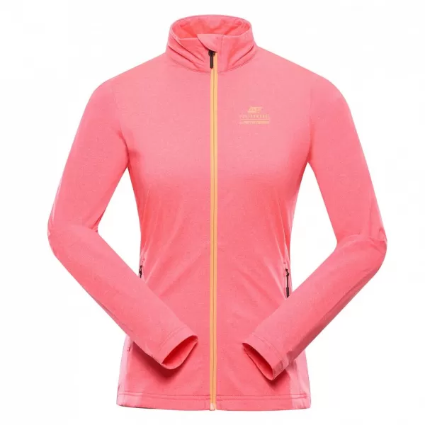  Dámská mikina ALPINE PRO GOLLA LSWB407 NEON CORAL 