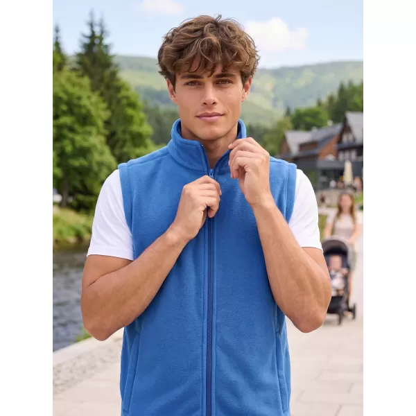  Unisex vesta fleece ALTISPORT NoPrint NP/ALU815 AZUROVĚ MODRÁ 