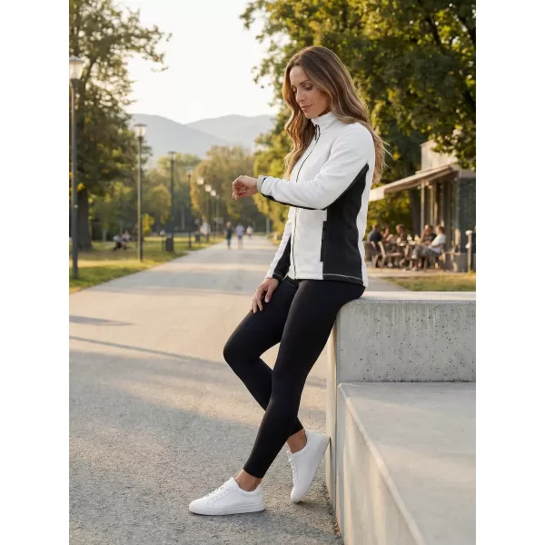  Dámská fleece mikina ALTISPORT NoPrint NP/ALW825 BÍLÁ 