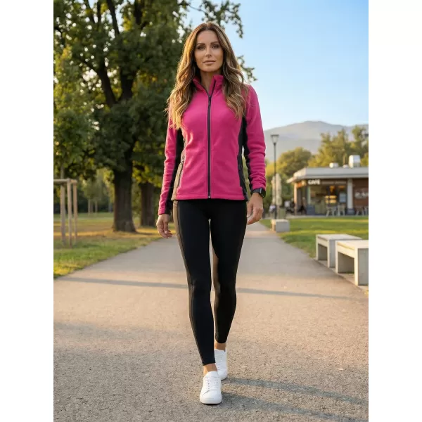  Dámská fleece mikina ALTISPORT NoPrint NP/ALW825 PURPUROVÁ 