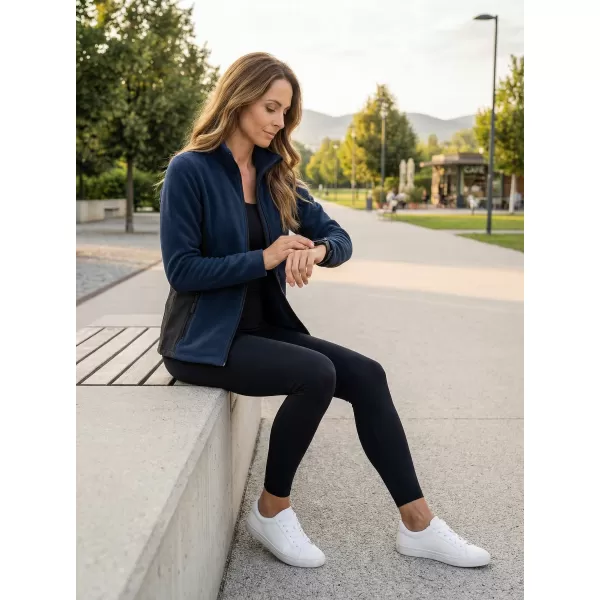  Dámská fleece mikina ALTISPORT NoPrint NP/ALW825 NÁMOŘNÍ MODRÁ 