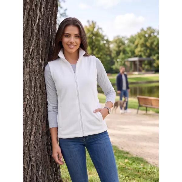  Unisex vesta fleece ALTISPORT NoPrint NP/ALU815 BÍLÁ 
