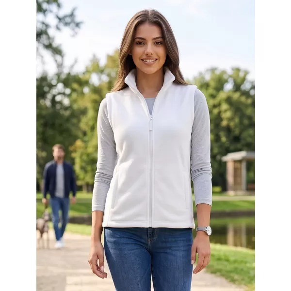  Unisex vesta fleece ALTISPORT NoPrint NP/ALU815 BÍLÁ 