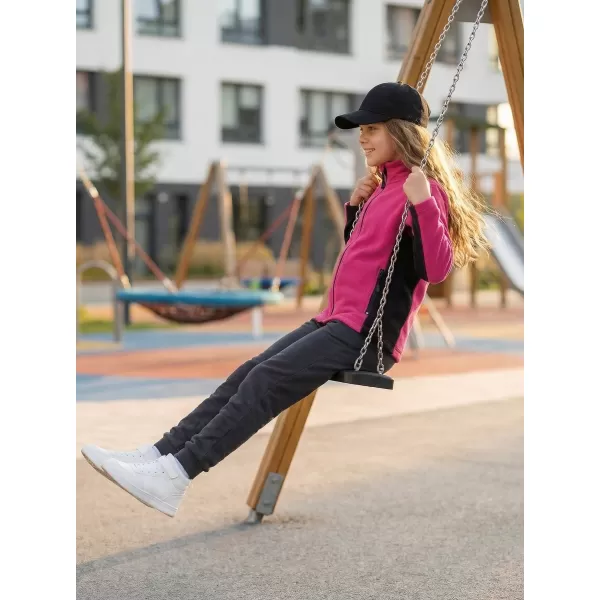 Dětská fleece mikina ALTISPORT NoPrint NP/ALK925 PURPUROVÁ 