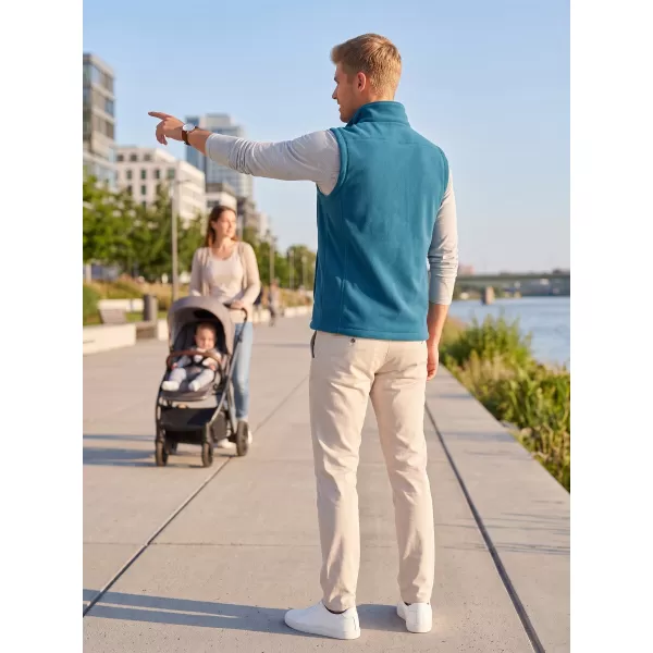  Unisex vesta fleece ALTISPORT NoPrint NP/ALU815 PETROLEJOVÁ 