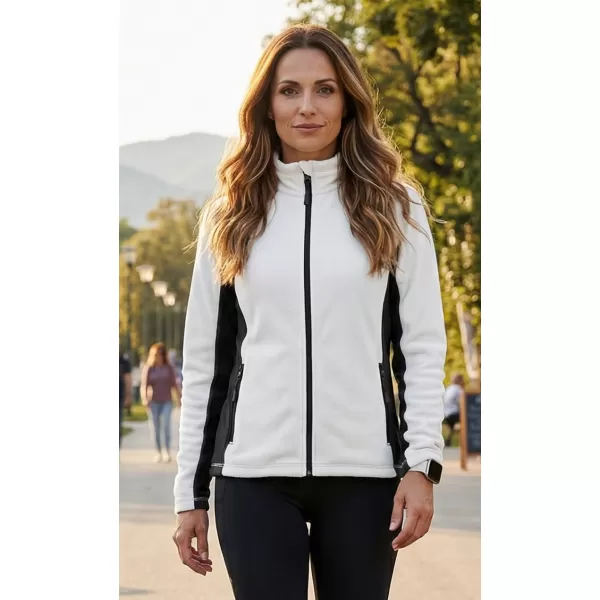  Dámská fleece mikina ALTISPORT NoPrint NP/ALW825 BÍLÁ 