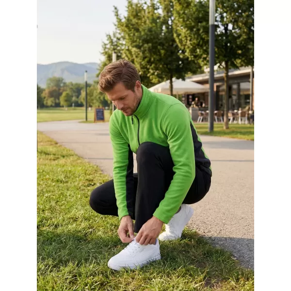  Pánská fleece mikina ALTISPORT NoPrint NP/ALM725 APPLE GREEN 