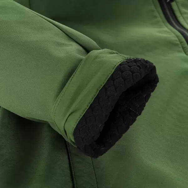 Dámská softshellová bunda ALPINE PRO HOORA LJCD590 ZELENÁ 