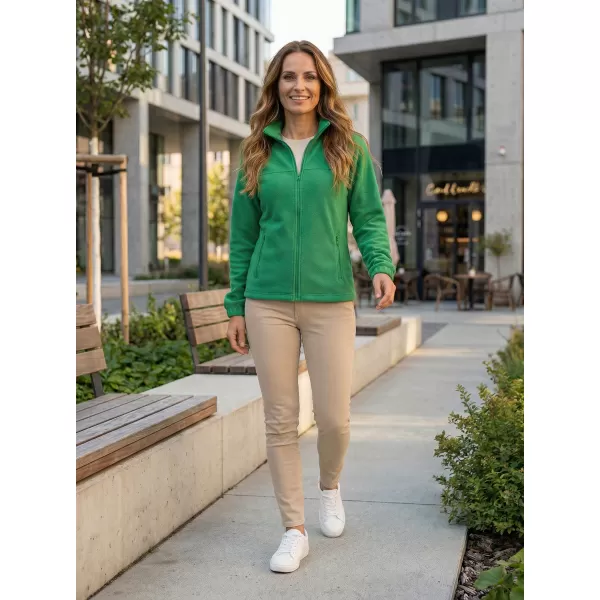  Dámská fleece mikina ALTISPORT NoPrint NP/ALW405 STŘEDNĚ ZELENÁ 