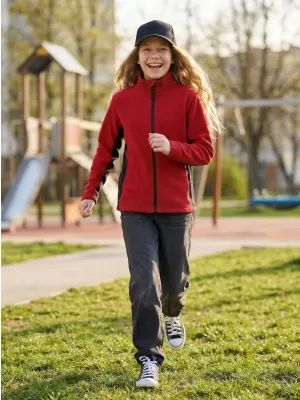 Dětská fleece mikina ALTISPORT NoPrint NP/ALK925 ČERVENÁ