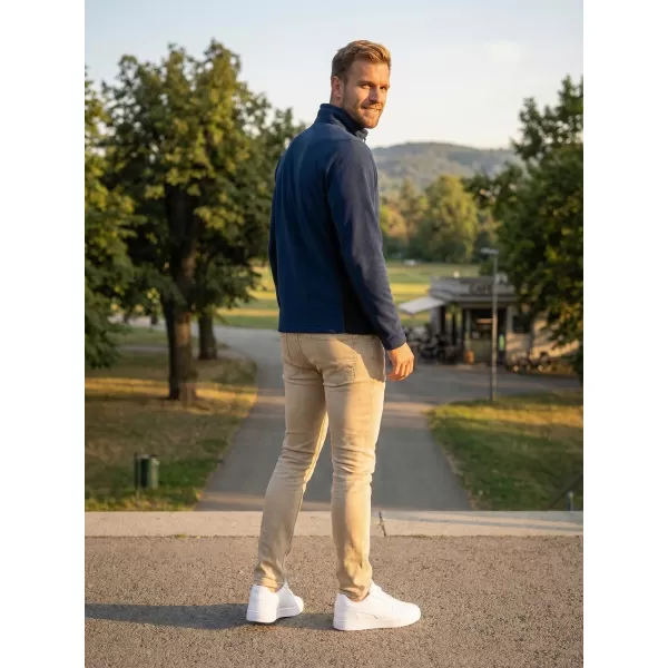  Pánská fleece mikina ALTISPORT NoPrint NP/ALM725 NÁMOŘNÍ MODRÁ 