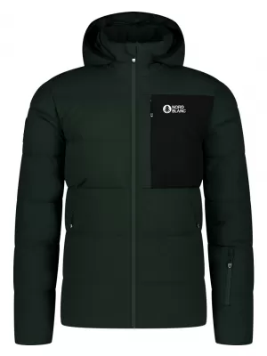 Pánská zimní bunda NORDBLANC ORIENTING NBWJM8057 TMAVĚ ZELENÁ