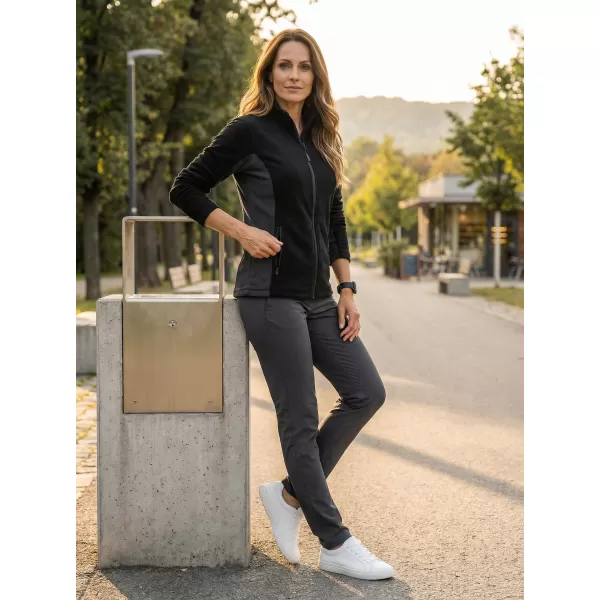  Dámská fleece mikina ALTISPORT NoPrint NP/ALW825 ČERNÁ 