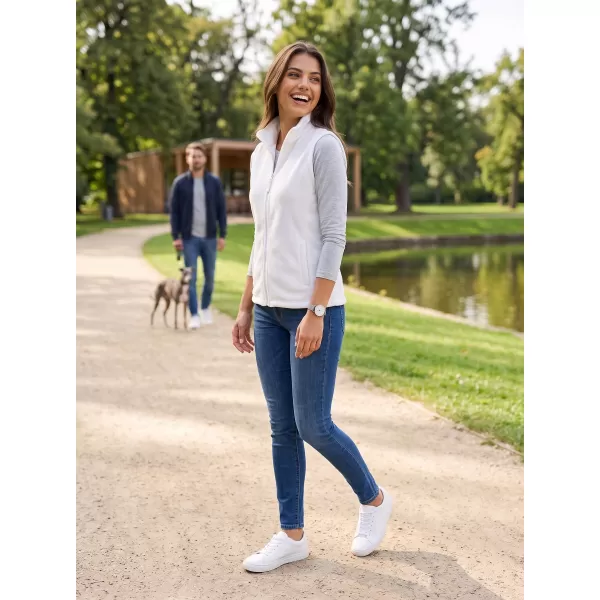  Unisex vesta fleece ALTISPORT NoPrint NP/ALU815 BÍLÁ 