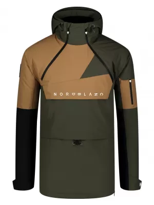 Pánská zimní bunda NORDBLANC SNOWPACK NBWJM8124 ARMÁDNÍ ZELENÁ