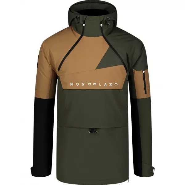  Pánská zimní bunda NORDBLANC SNOWPACK NBWJM8124 ARMÁDNÍ ZELENÁ 