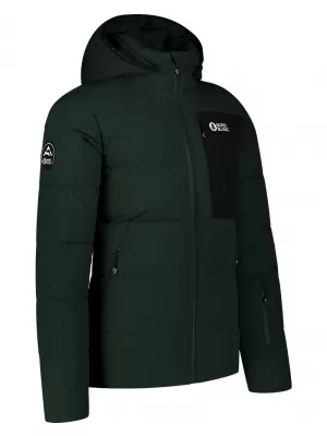 Pánská zimní bunda NORDBLANC ORIENTING NBWJM8057 TMAVĚ ZELENÁ
