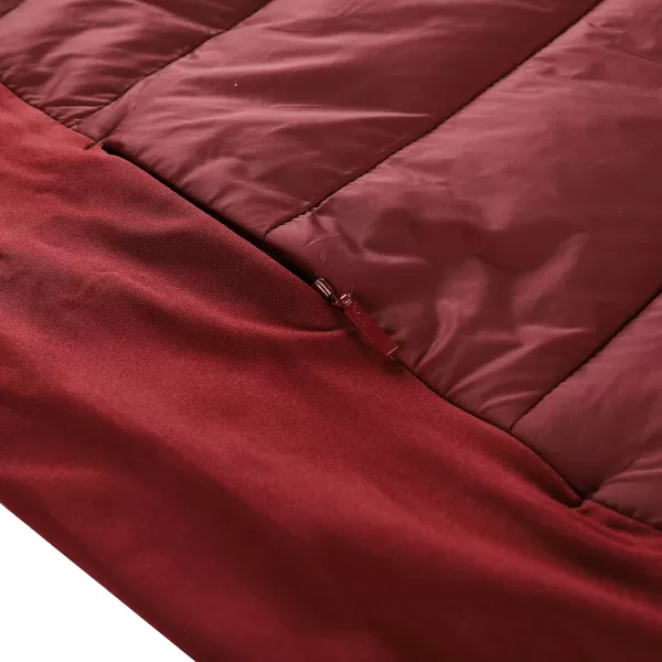  Dámské hi-therm šaty ALPINE PRO OMERA LSKB459 ČERVENÁ 