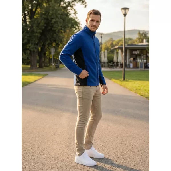  Pánská fleece mikina ALTISPORT NoPrint NP/ALM725 KRÁLOVSKÁ MODRÁ 