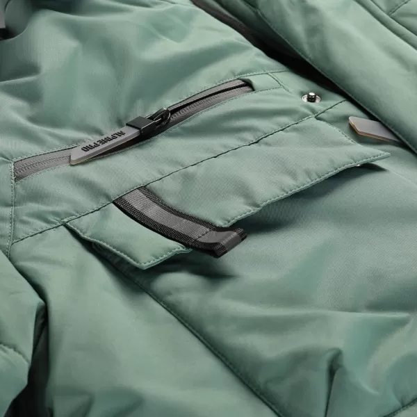  Pánská bunda ALPINE PRO WERD MJCD681 ZELENÁ 