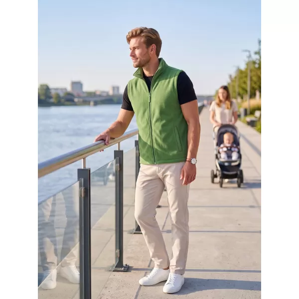  Unisex vesta fleece ALTISPORT NoPrint NP/ALU815 TRÁVOVĚ ZELENÁ 