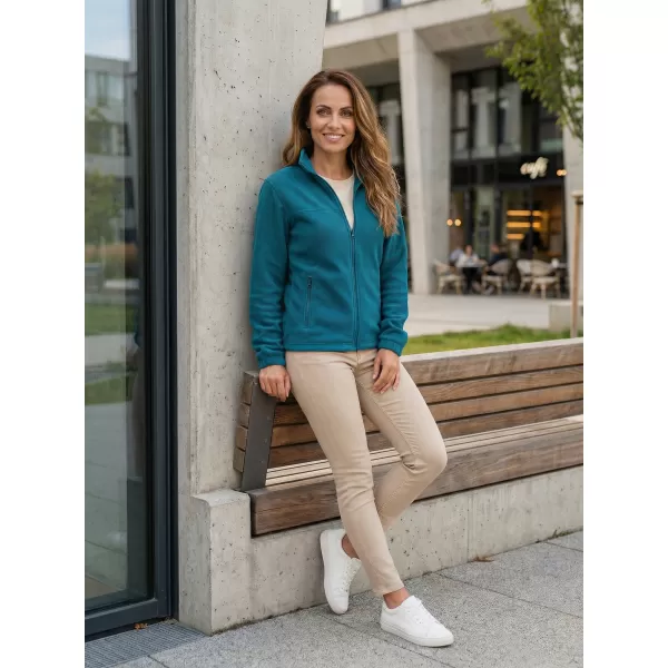  Dámská fleece mikina ALTISPORT NoPrint NP/ALW405 PETROLEJOVÁ 