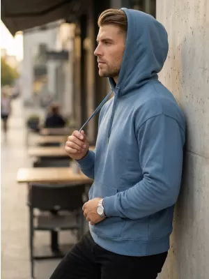 Pánská mikina ALTISPORT NoPrint NP/ALM024 DENIM