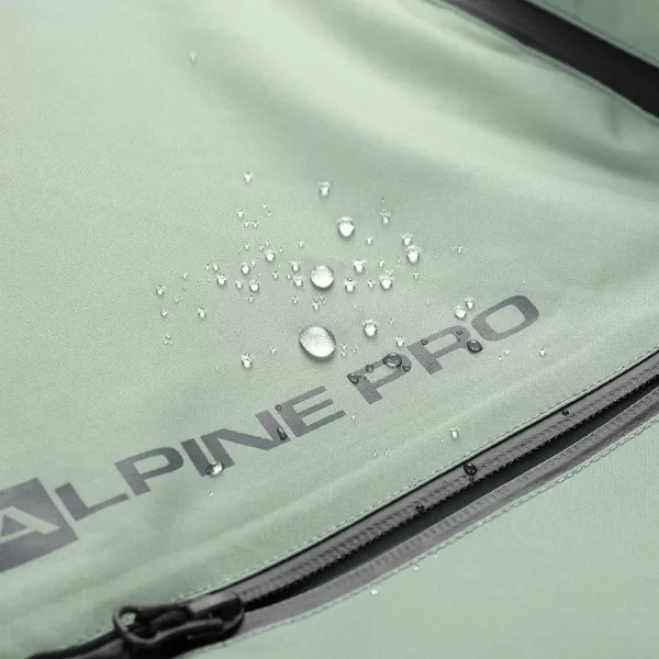 Pánská lyžařská bunda ALPINE PRO OMEQ MJCB644 ZELENÁ 