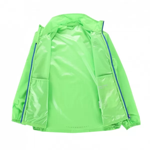  Dětská ultralehká bunda ALPINE PRO SPINO KJCC319 ZELENÁ 