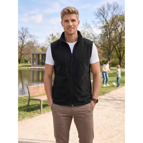 Unisex vesta fleece ALTISPORT NoPrint NP/ALU815 ČERNÁ 