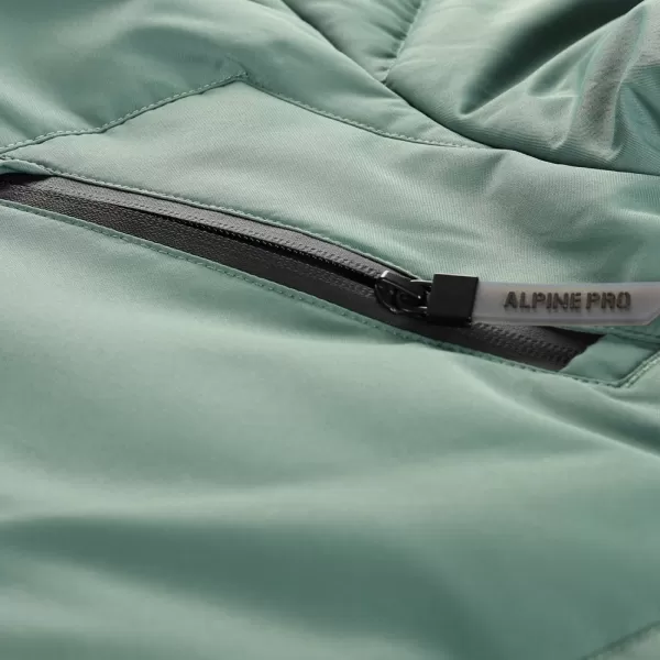  Pánská bunda ALPINE PRO WERD MJCD681 ZELENÁ 