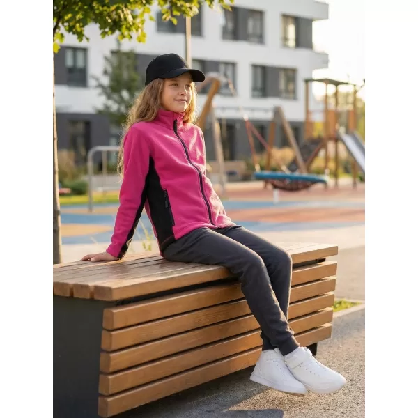  Dětská fleece mikina ALTISPORT NoPrint NP/ALK925 PURPUROVÁ 