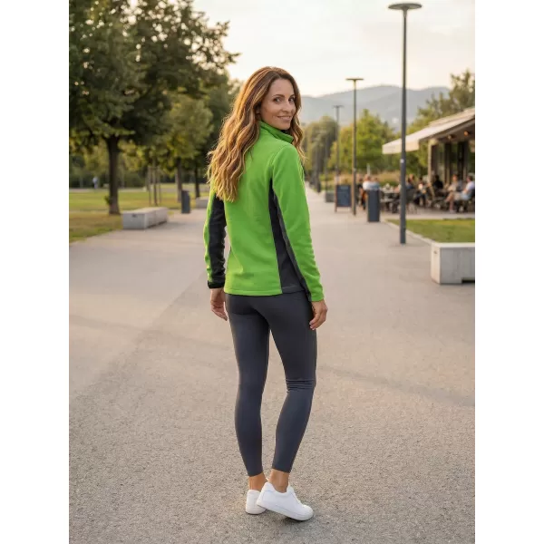  Dámská fleece mikina ALTISPORT NoPrint NP/ALW825 APPLE GREEN 