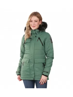 Dámská bunda ALPINE PRO WERDA LJCD644 ZELENÁ