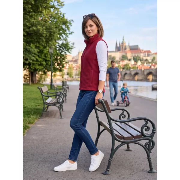  Unisex vesta fleece ALTISPORT NoPrint NP/ALU815 MARLBORO ČERVENÁ 