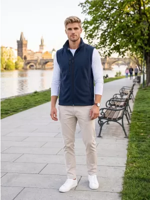 Unisex vesta ALTISPORT NoPrint NP/ALU525 NÁMOŘNÍ MODRÁ
