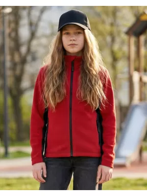 Dětská fleece mikina ALTISPORT NoPrint NP/ALK925 ČERVENÁ