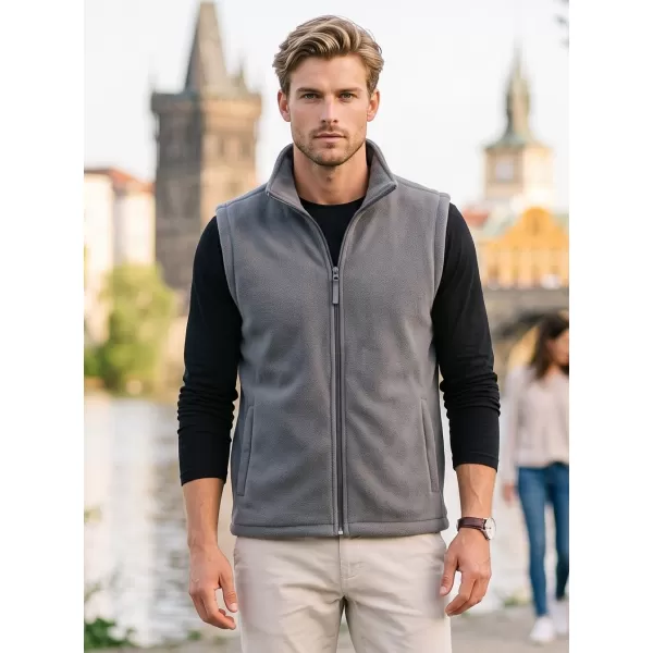  Unisex vesta fleece ALTISPORT NoPrint NP/ALU815 OCELOVĚ ŠEDÁ 