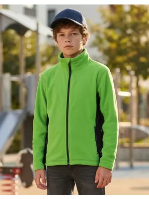 Dětská fleece mikina ALTISPORT NoPrint NP/ALK925 APPLE GREEN