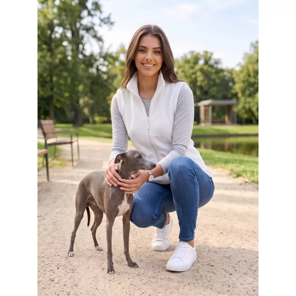  Unisex vesta fleece ALTISPORT NoPrint NP/ALU815 BÍLÁ 