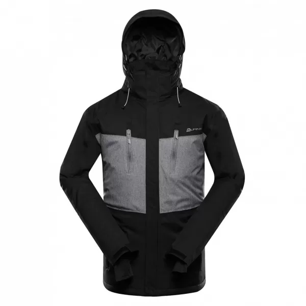  Pánská lyžařská budnda ALPINE PRO COMED MJCD716 ČERNÁ 