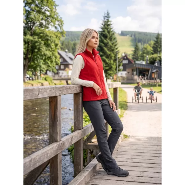  Unisex vesta fleece ALTISPORT NoPrint NP/ALU815 ČERVENÁ 