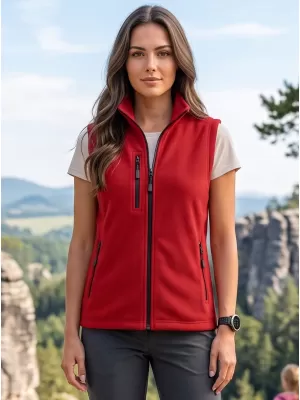 Unisex vesta ALTISPORT NoPrint NP/ALU525 ČERVENÁ