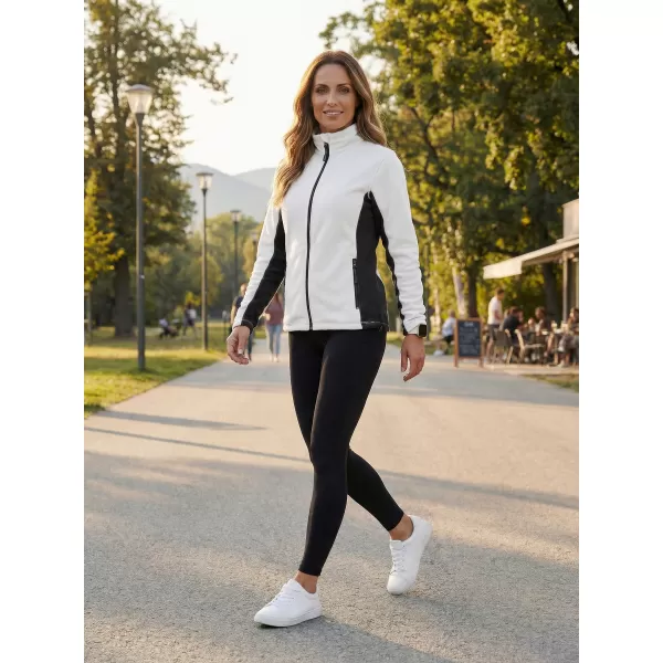  Dámská fleece mikina ALTISPORT NoPrint NP/ALW825 BÍLÁ 